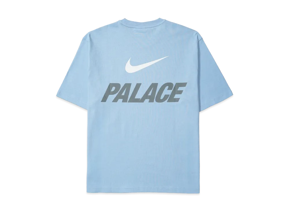 PALACE x Nike Font Swoosh T-Shirt "Sky Blue"