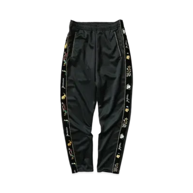 KAPITAL SKA TAPE JERSEY JAM PANTS "Black"