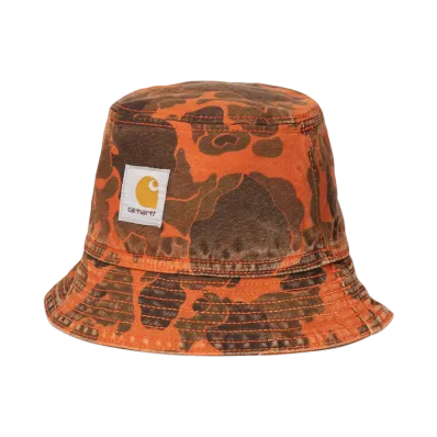 Carhartt WIP Duck Bucket Hat "Camo Duck/Green/Turmeric"