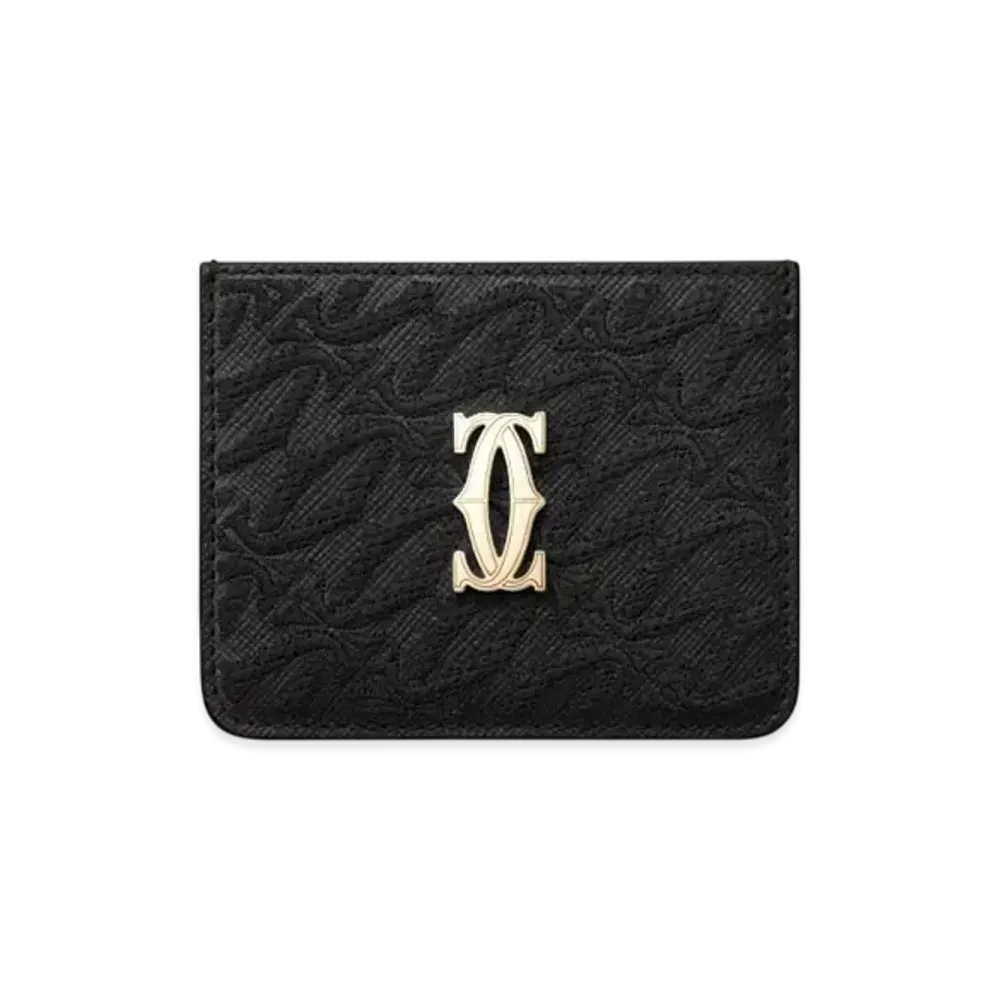 Cartier Simple Card Holder C de Cartier "Black"