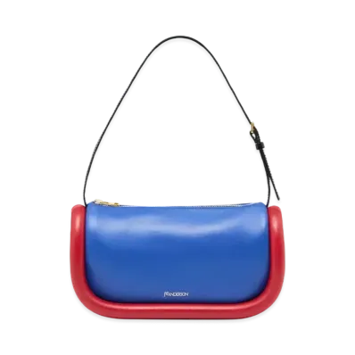 JW ANDERSON Bumper 15 Leather Shoulder Bag "Blue"