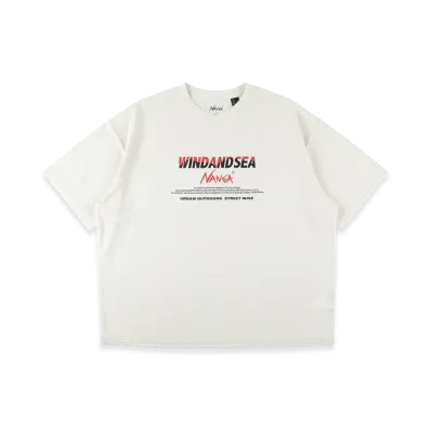WIND AND SEA x NANGA Power Dry NW Logo Tee "White"