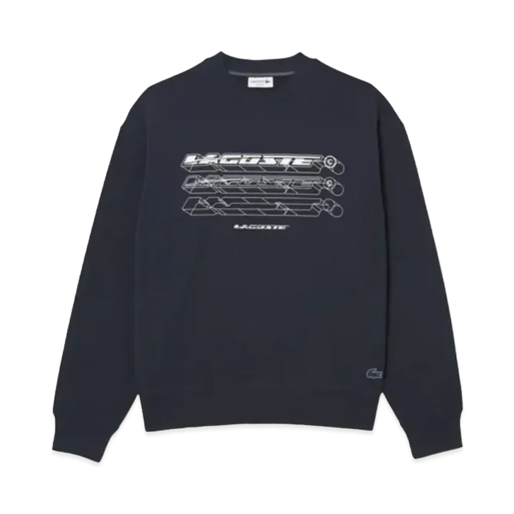 LACOSTE Tech Sweat Crew Neck Pullover "Navy"