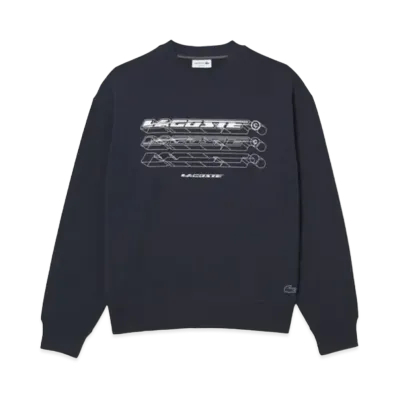 LACOSTE Tech Sweat Crew Neck Pullover "Navy"