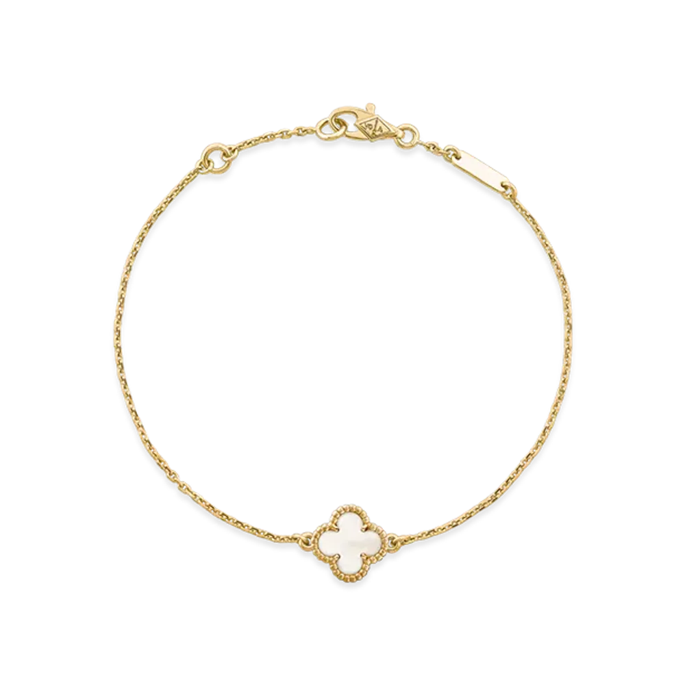 Van Cleef & Arpels Sweet Alhambra bracelet "18K Yellow gold/Mother-of-pearl"