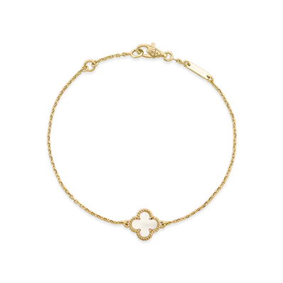 Van Cleef & Arpels Sweet Alhambra bracelet "18K Yellow gold/Mother-of-pearl"