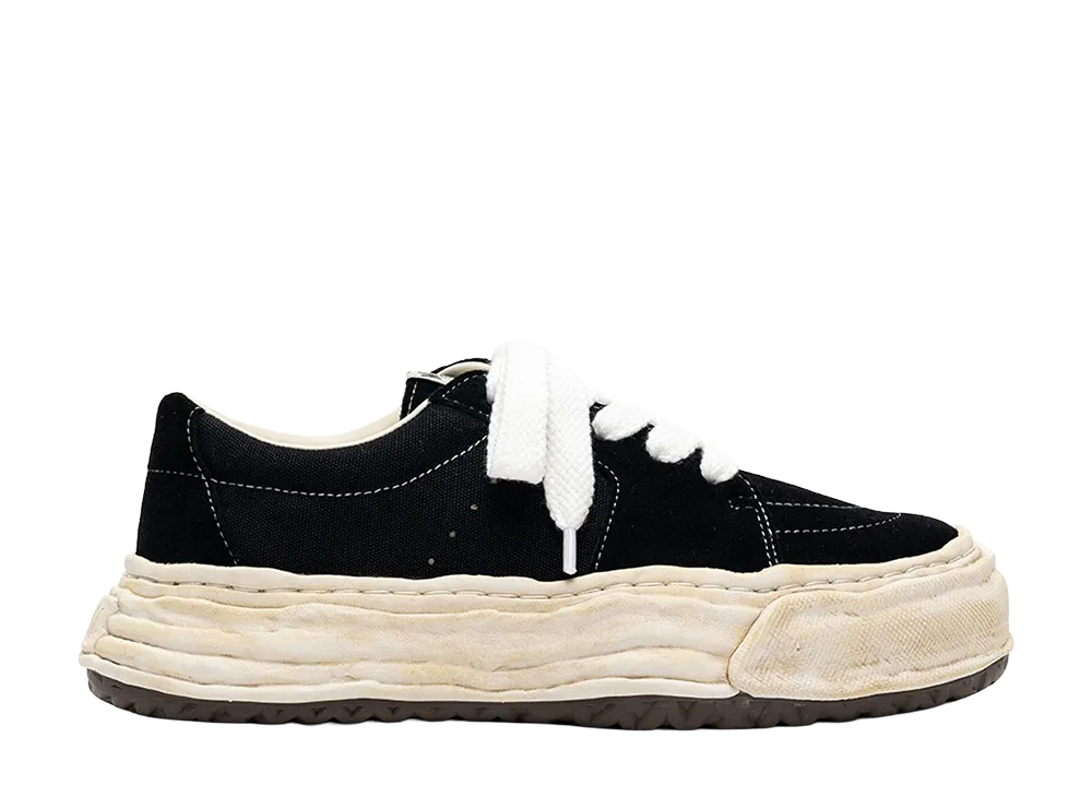 Maison MIHARA YASUHIRO ERIC OG Sole Overdyed Mix Material Low-top Sneakers "Black"