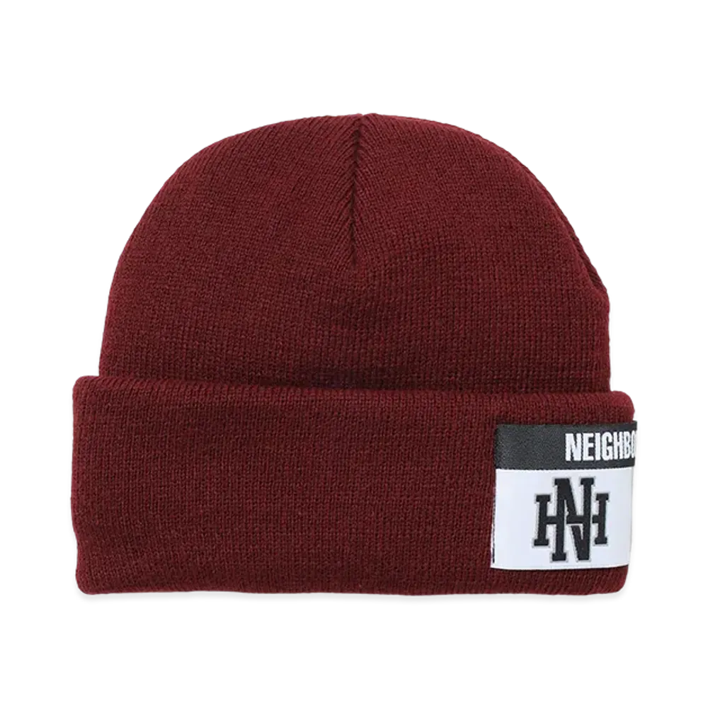 NEIGHBORHOOD One Third Kids OT. Beanie "Burgundy"