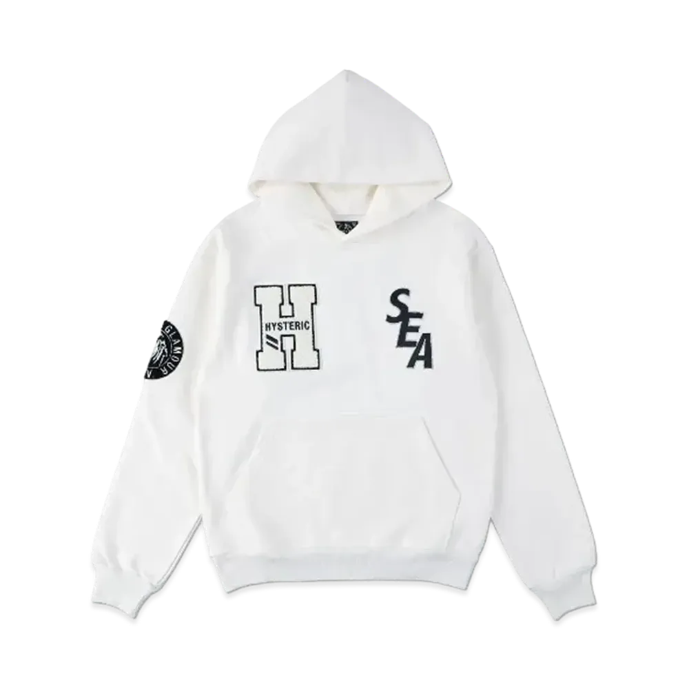 WIND AND SEA x HYSTERIC GLAMOUR Hoodie"White"