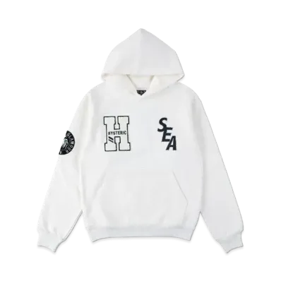 WIND AND SEA x HYSTERIC GLAMOUR Hoodie"White"