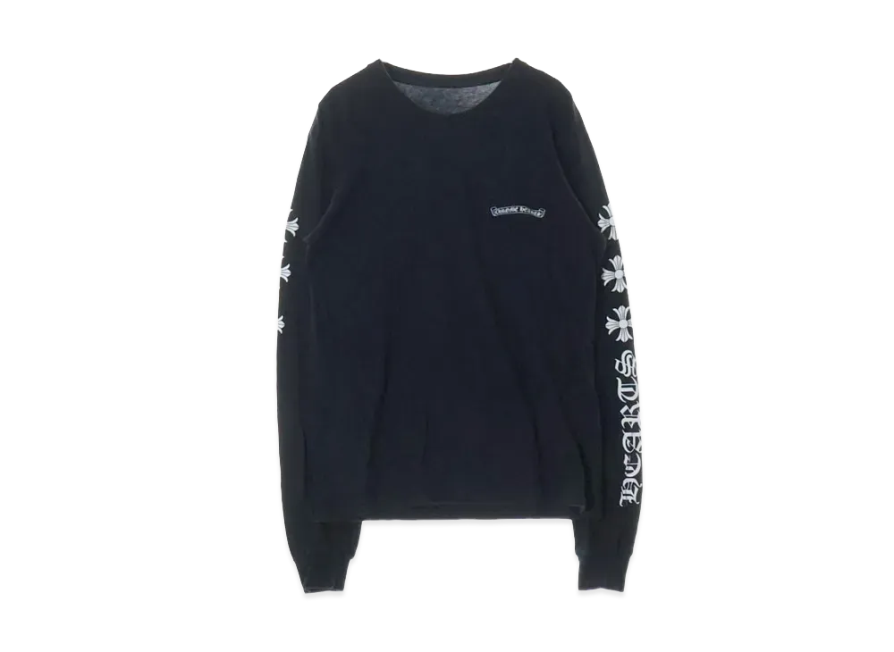クロムハーツ CHプラス ロングスリーブ Tシャツ "ブラック"