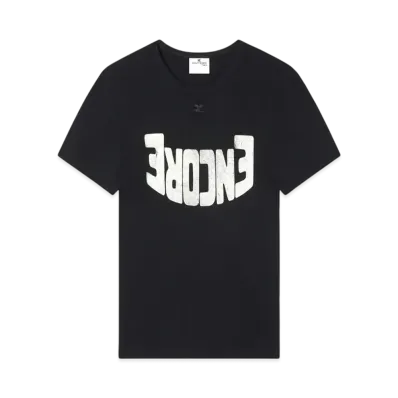 Courreges Men's Encore Contrast T-Shirt "Black/Natural"