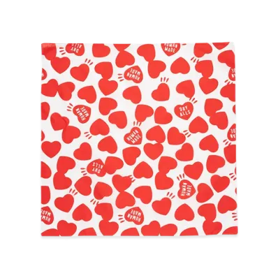 HUMAN MADE Heart Big Bandana "Red"