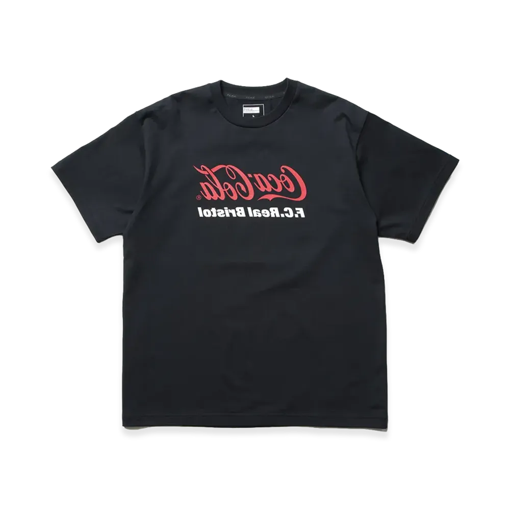 F.C.Real Bristol x Coca-Cola Mirror Logo Tee "Black"
