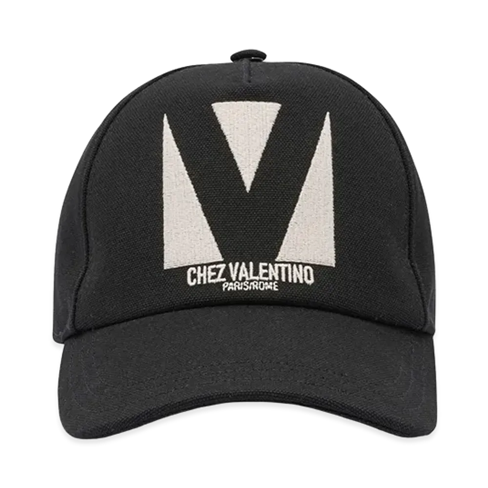 Valentino "Chez " Trucker Hat "Black"