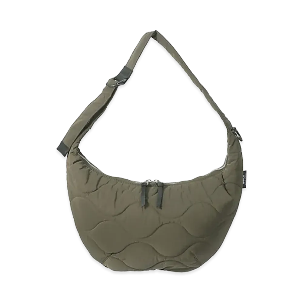 COMME des GARCONS HOMME Nylon Ripstop Quilted Bag "Khaki"