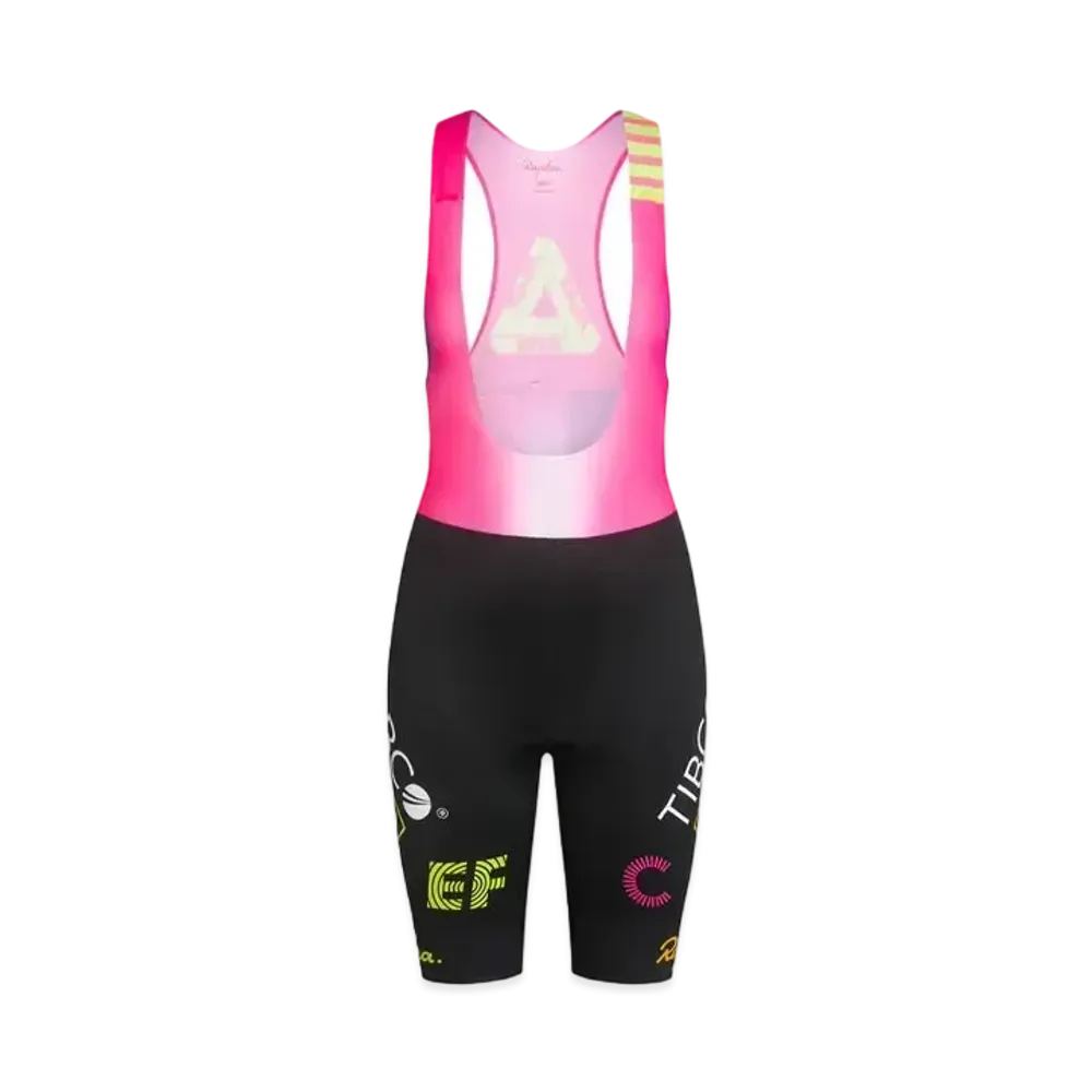 PALACE Rapha Ef Education First Women's Pro Team Bib Shorts - "Regular Pink / Black"