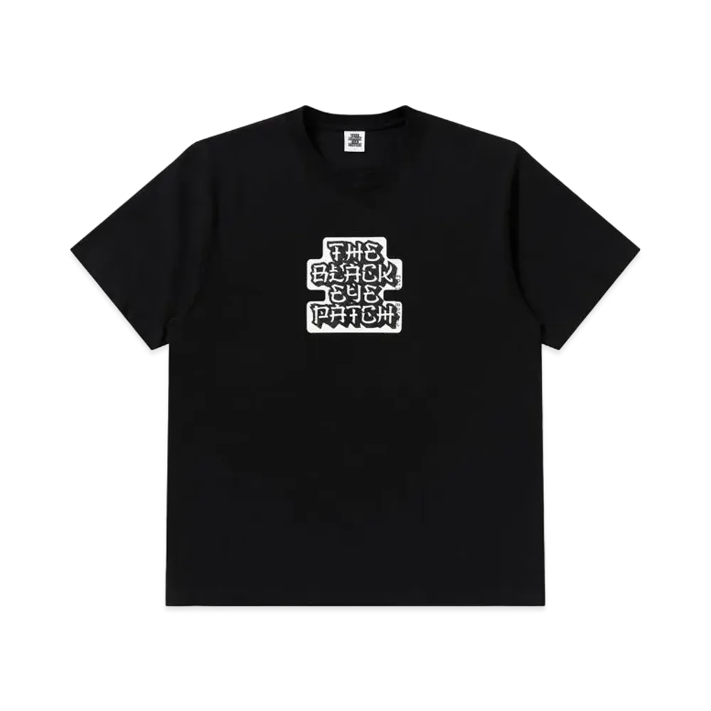 Black Eye Patch Kanji Label Tee "Black"
