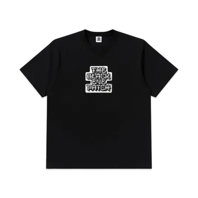 Black Eye Patch Kanji Label Tee "Black"