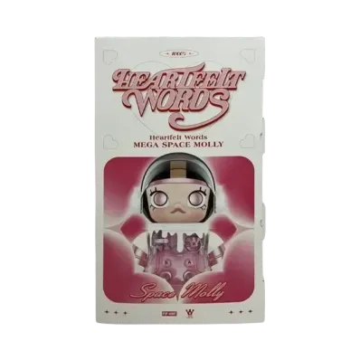 POP MART "MEGA COLLECTIONS" 1000% SPACE MOLLY Heartfelt Words