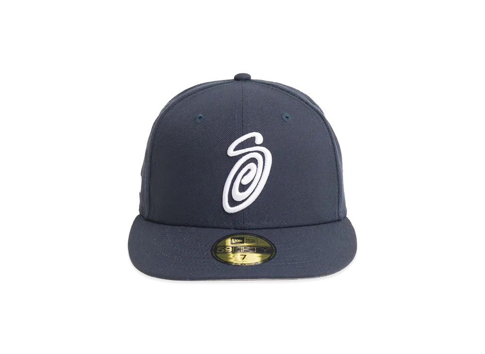 Stussy 59Fifty Swirly S Cap "Navy"