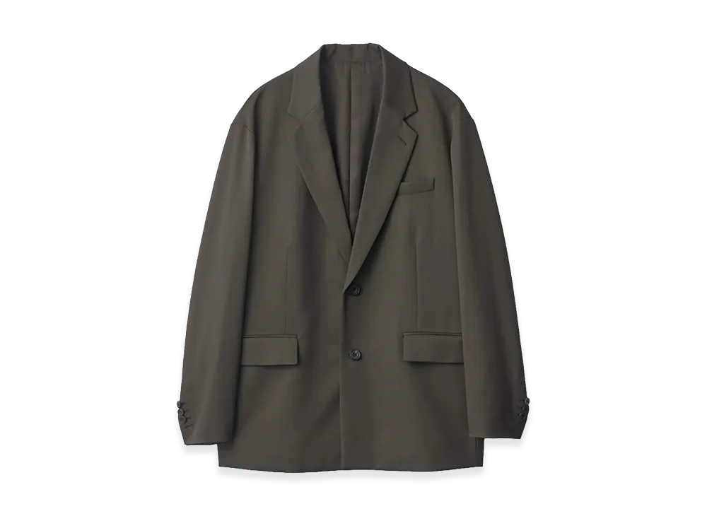 ssstein Oversized Single Breasted Jacket "Grey Khaki"