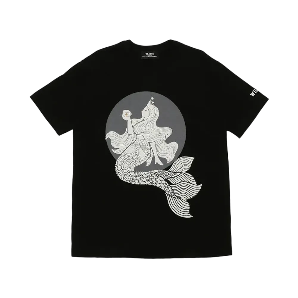 STARBUCKS RESERVE x WILDSIDE YOHJI YAMAMOTO Reserve T-shirt Big Print "Black"