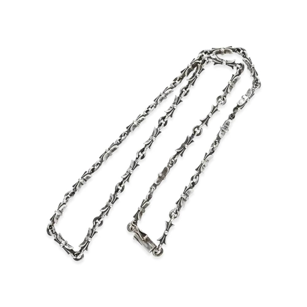 Chrome Hearts Tiny E Bar Necklace "Silver"