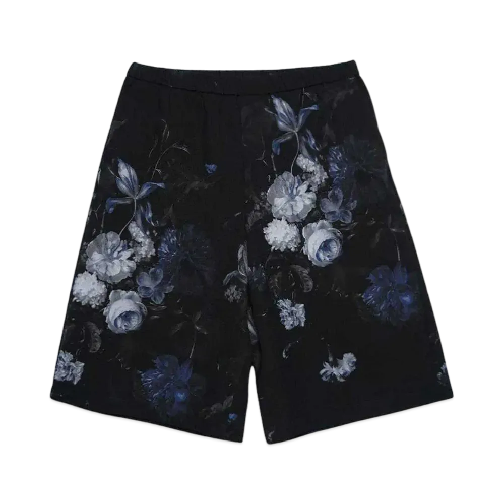LAD MUSICIAN PE/TR FLOWER SHORT PANTS "BLUE"