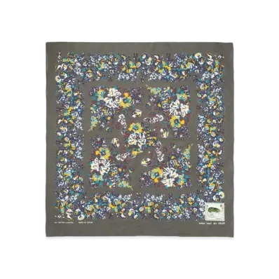 KAPITAL Selvage Bandanna "Khaki"