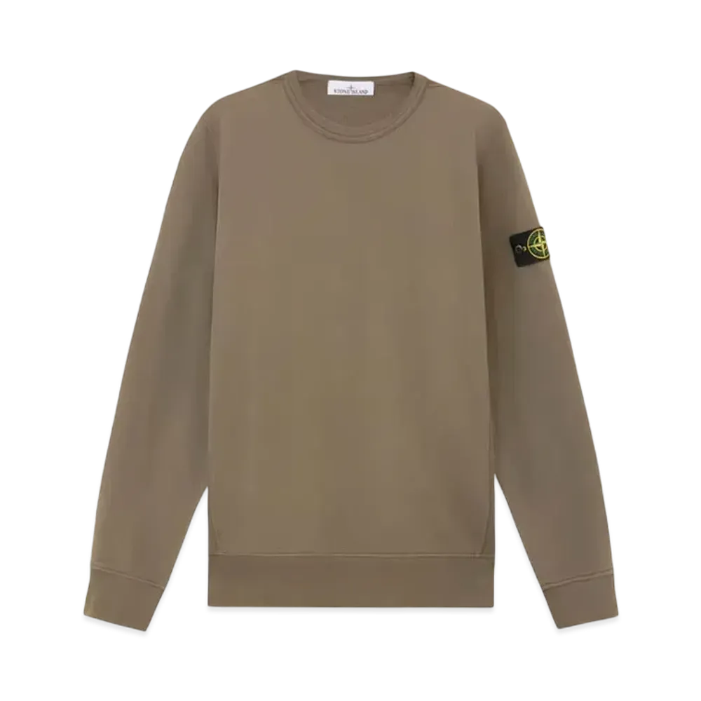 Stone Island 62420 Brushed Organic Cotton Fleece "Walnut Brown"