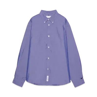 WTAPS BD 01 / LS / Ctpl. Broadcloth. Coolmax "Blue"
