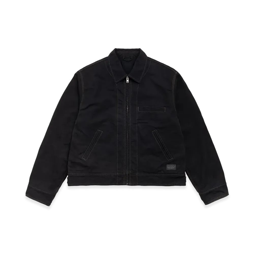 Stussy Work Jacket Collared "Black"