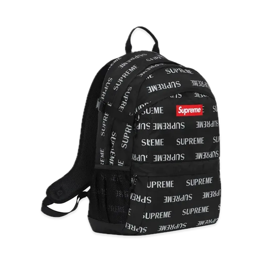 Supreme 3M Reflective Repeat Backpack "Black"