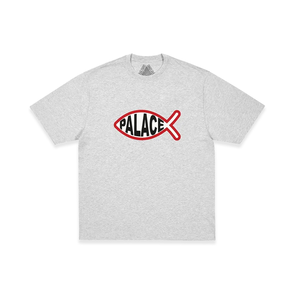 PALACE Plaice T-Shirt "Grey Marl"