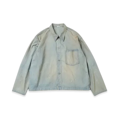 A.PRESSE Vintage US Navy Denim Jacket "Bleach"
