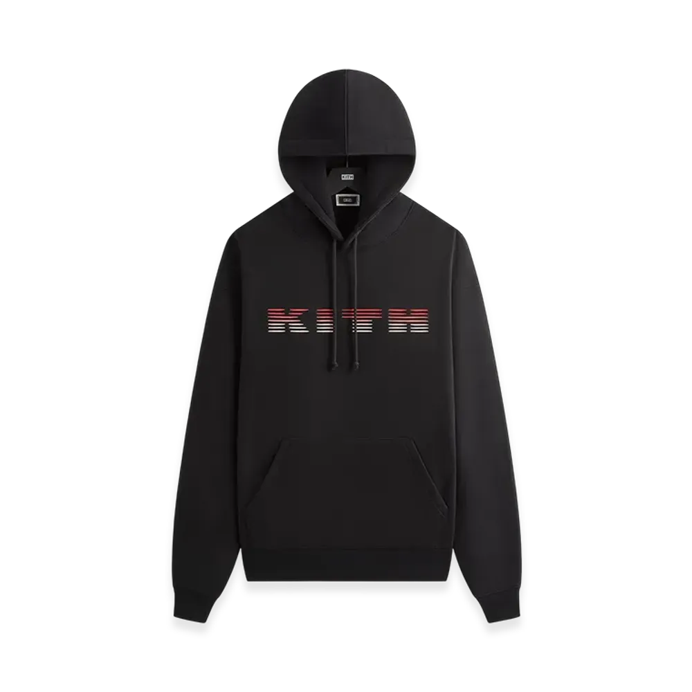 Kith Parallel Lines Williams III Hoodie "Black"