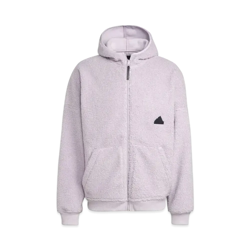 adidas Polar Fleece Full Zip Sweatshirt "Silver Dawn"