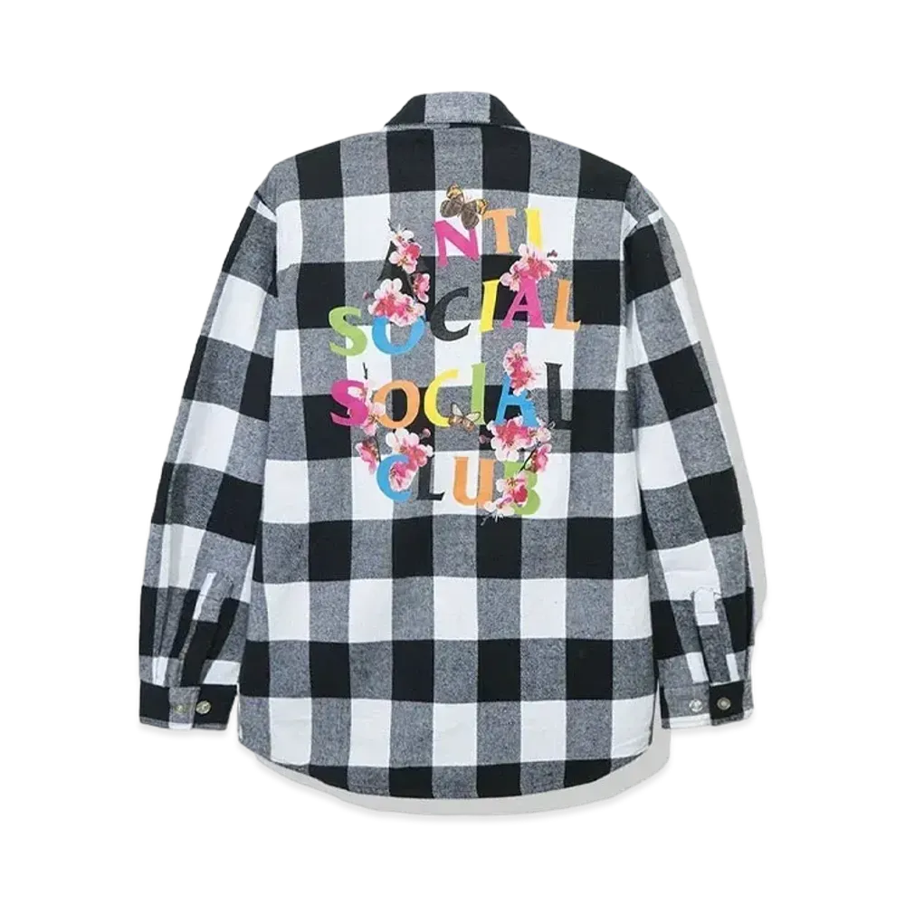 ANTI SOCIAL SOCIAL CLUB Frantic Flannel "White" (SS20)