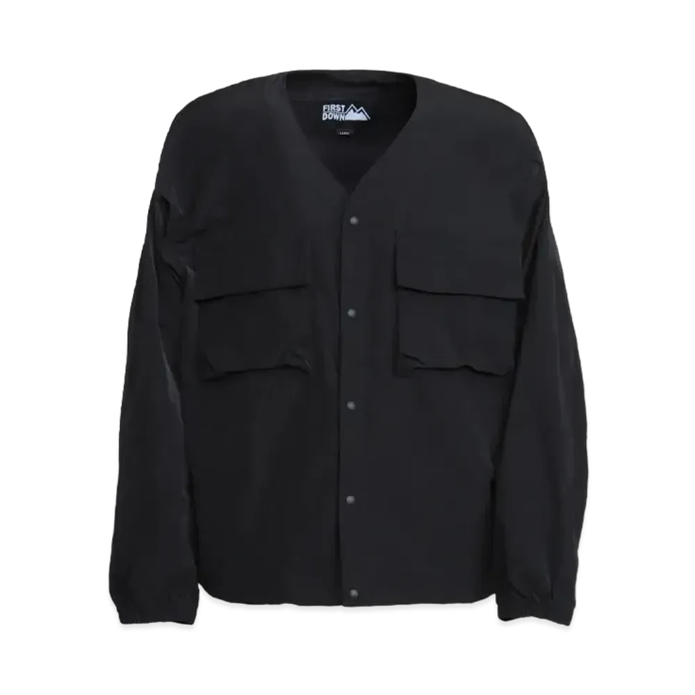 FIRST DOWN MEMORY CARDIGAN "Black"