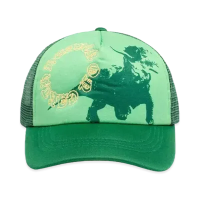 Erehwon Heaven on Earth Triceratops Hat "GREEN"