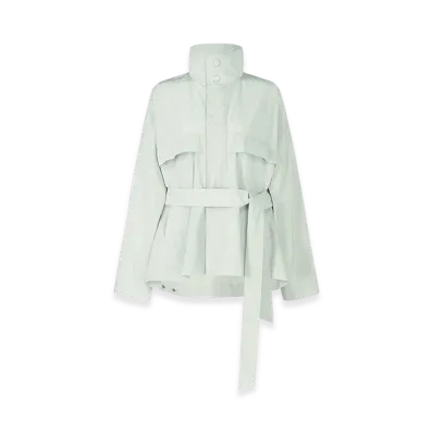 ISSEY MIYAKE Crumpled U "LightGreenAsh"