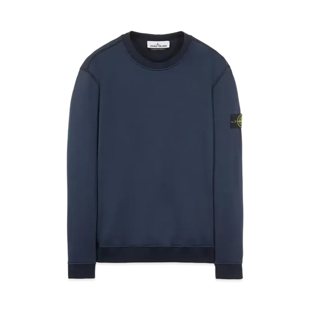 Stone Island 63547 COTTON NYLON FLEECE "Blue"