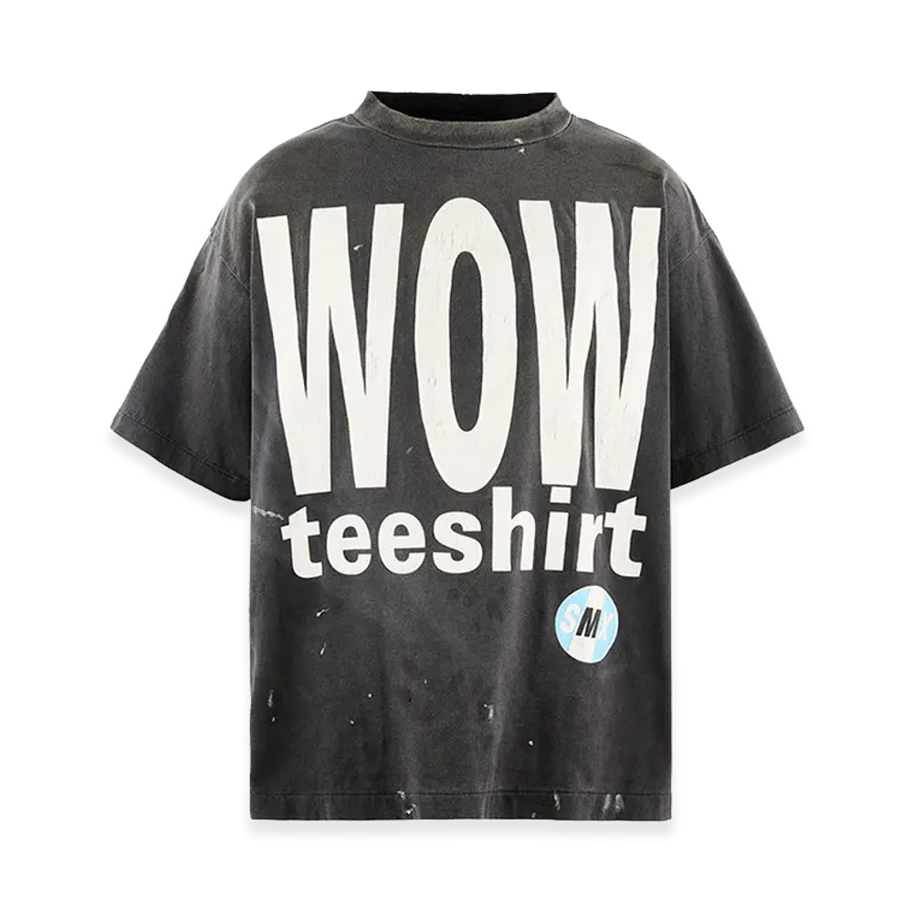 SAINT Mxxxxxx SS T-Shirt/Wow "Black"