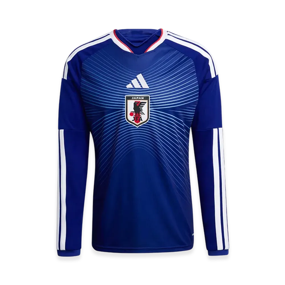 adidas Japan 2026 Home Replica Jersey L/S "Japan Blue/Ash Blue"
