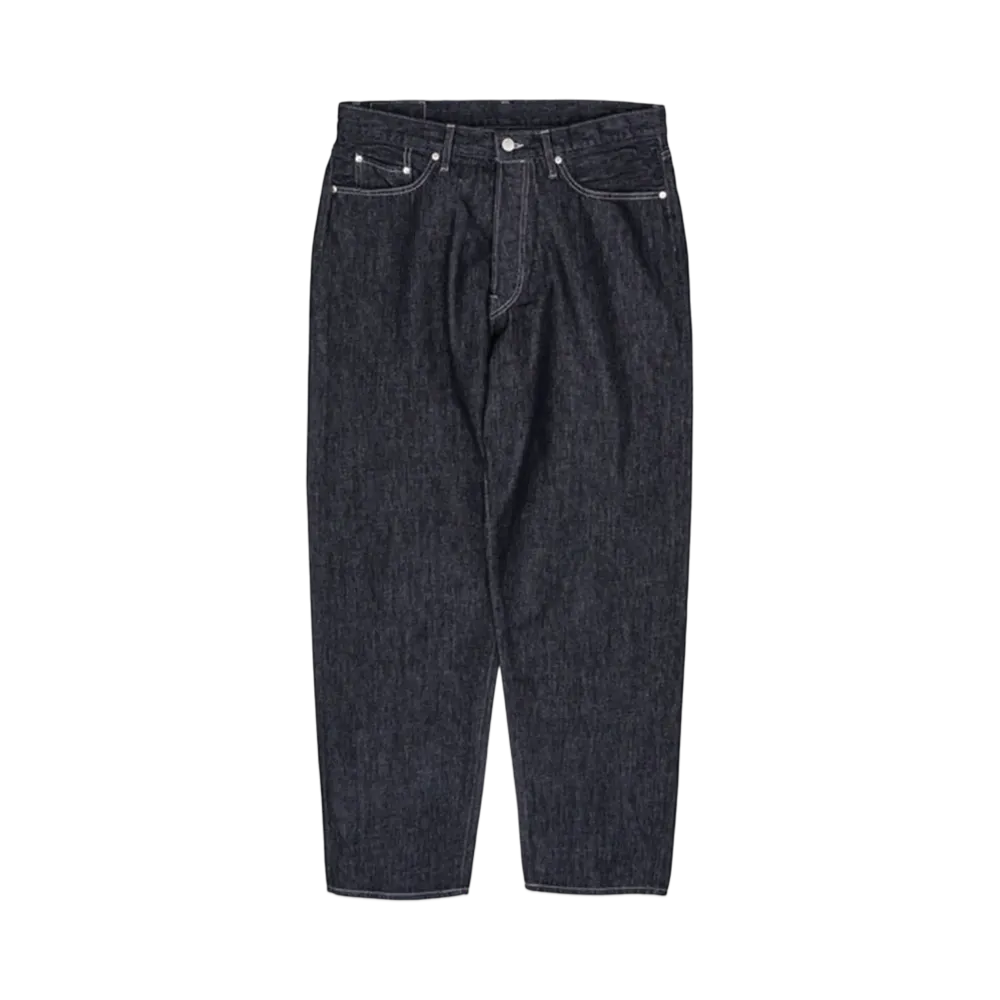 Graphpaper Colorfast Denim Five Pocket Tapered Pants "Navy"