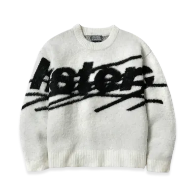 HYSTERIC GLAMOUR x Genzai Big Logo Knit "White"