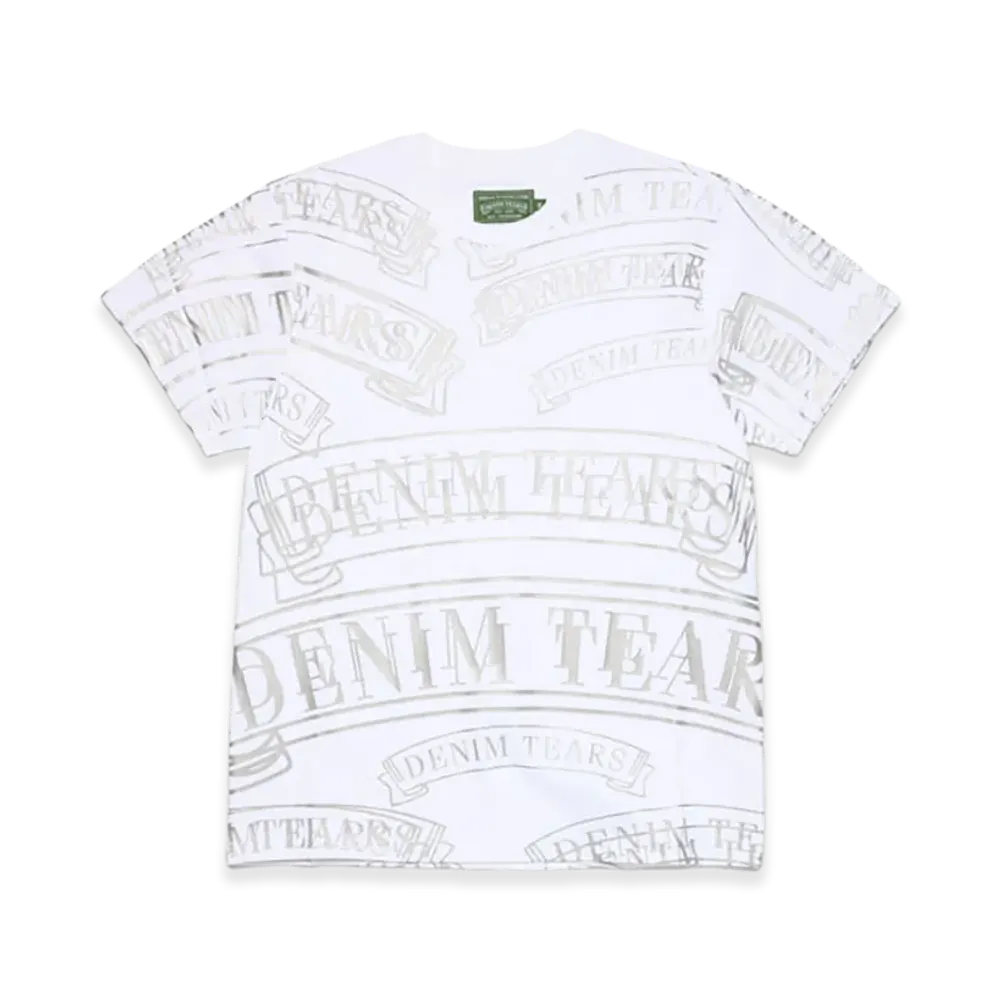 DENIM TEARS DT Banner Tee "White"