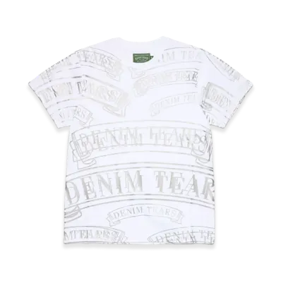 DENIM TEARS DT Banner Tee "White"