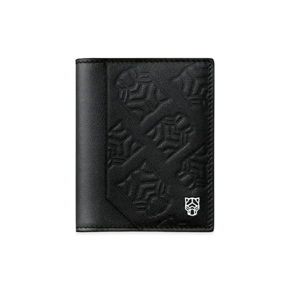 Cartier Four-Credit Card Holder, Panthere de Cartier "Black"